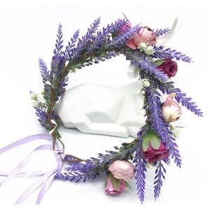 Handmade Beautiful Lavender Tiara